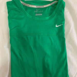 Nike Dri-FIT Running Green Shirt